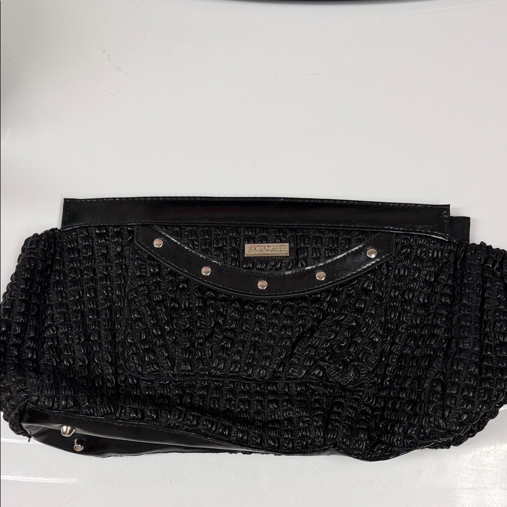 Black Woven Women's clutch